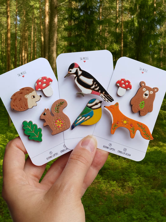 Sagių rinkiniai ''Miško gyvūnai''