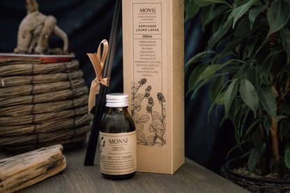 Namų kvapas 100ml. Gervuogė ir lauro lapas