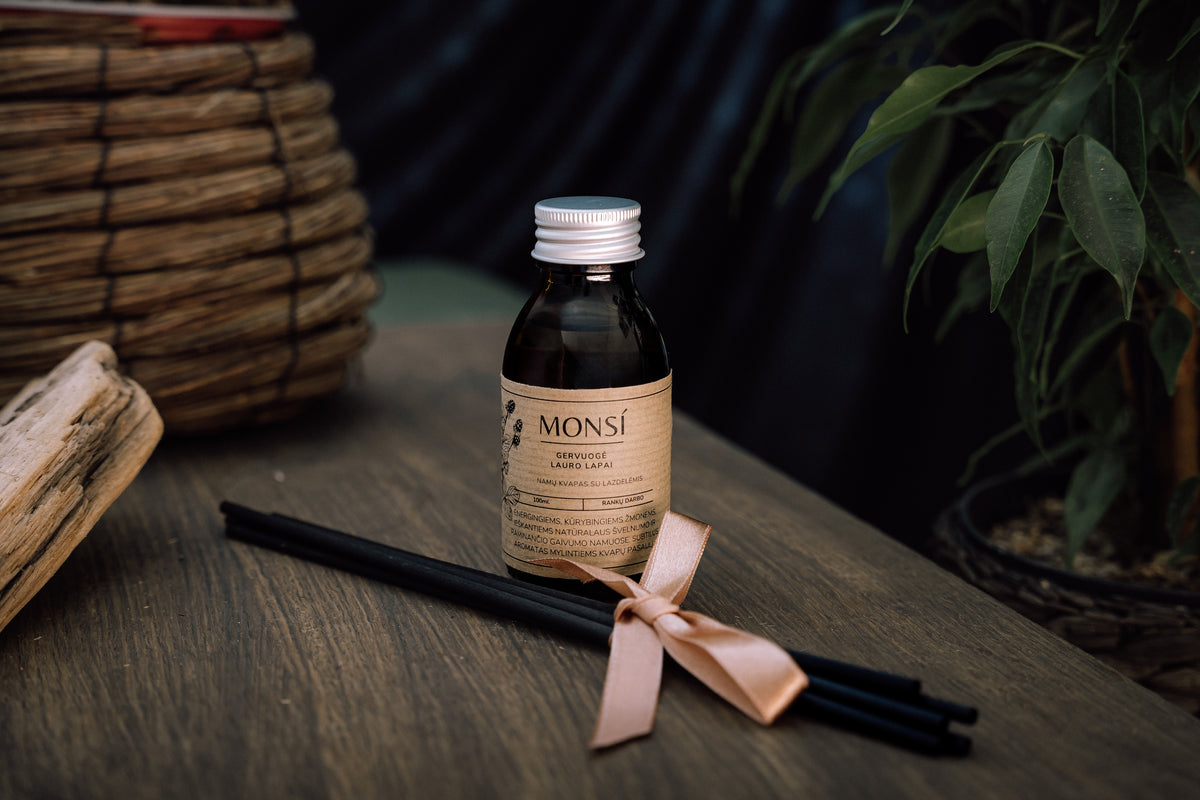 Namų kvapas 100ml. Gervuogė ir lauro lapas